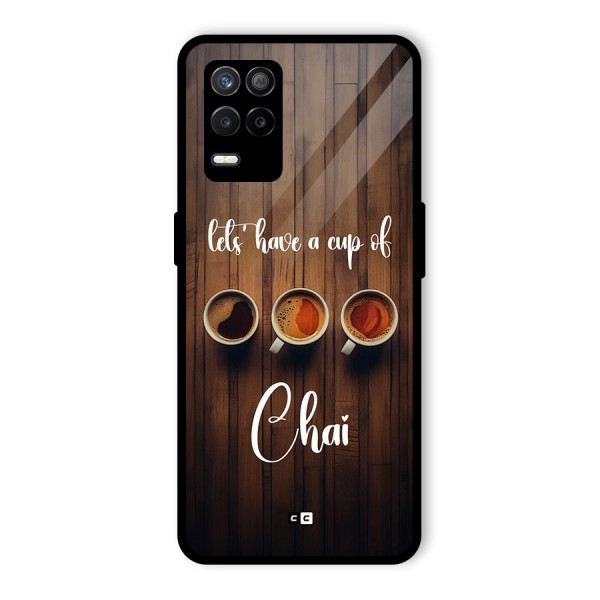 Lets Have A Cup Of Chai Glass Back Case for Realme 8s 5G