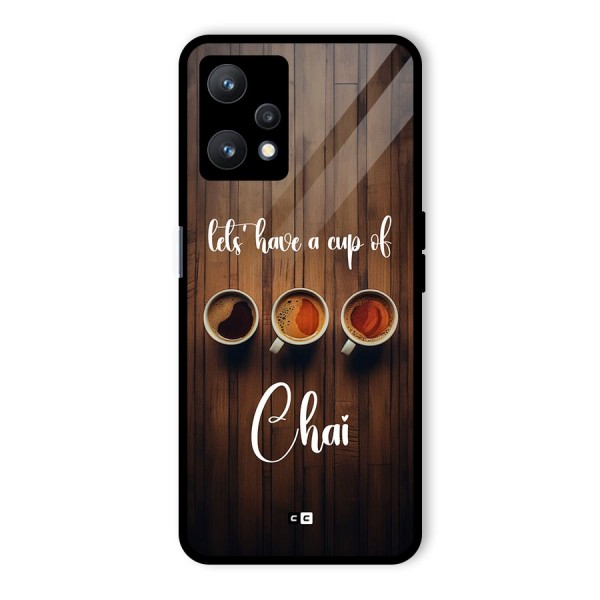 Lets Have A Cup Of Chai Glass Back Case for Realme 9 Pro 5G
