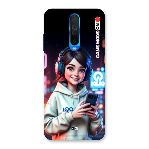 Lets Play Back Case for Poco X2