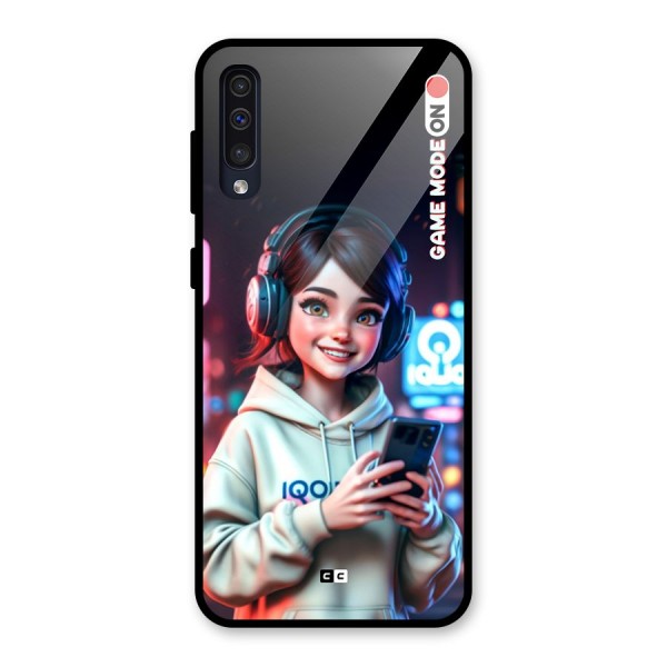 Lets Play Glass Back Case for Galaxy A50