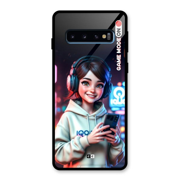 Lets Play Glass Back Case for Galaxy S10