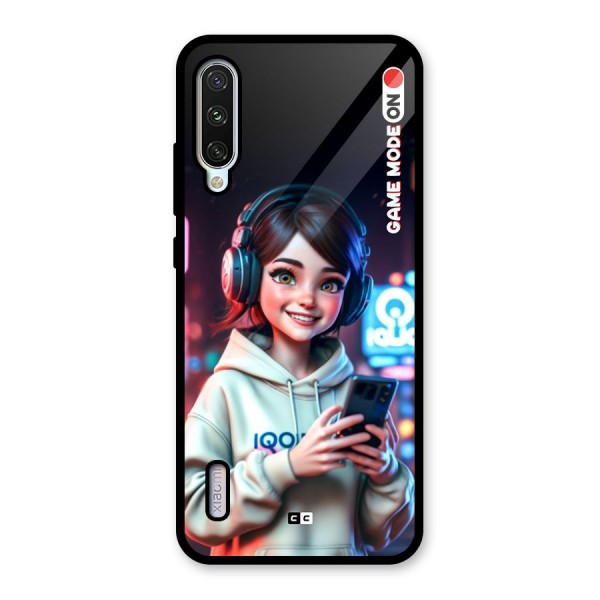 Lets Play Glass Back Case for Mi A3