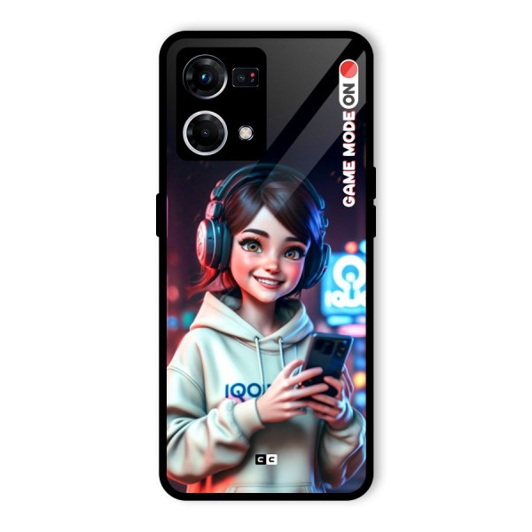 Lets Play Glass Back Case for Oppo F21 Pro 4G