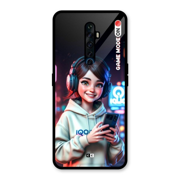 Lets Play Glass Back Case for Oppo Reno2 F