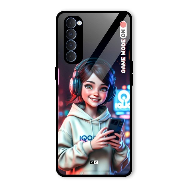 Lets Play Glass Back Case for Oppo Reno4 Pro