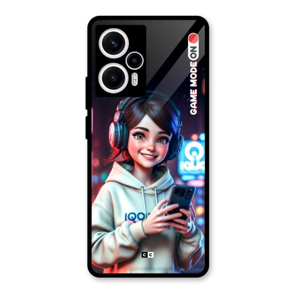 Lets Play Glass Back Case for Poco F5