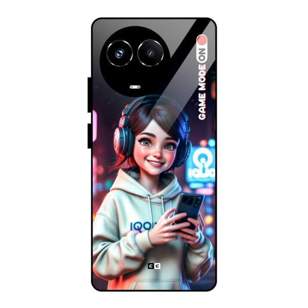 Lets Play Glass Back Case for Realme 11X