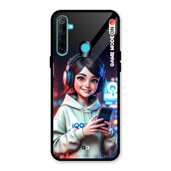 Lets Play Glass Back Case for Realme 5