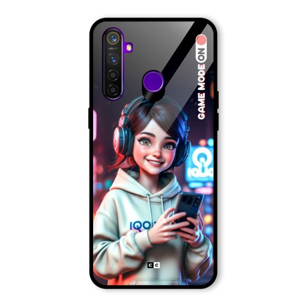 Lets Play Glass Back Case for Realme 5 Pro