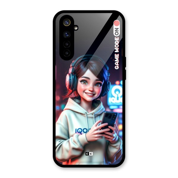 Lets Play Glass Back Case for Realme 6i