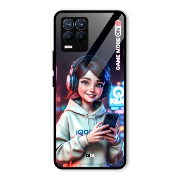 Lets Play Glass Back Case for Realme 8 Pro