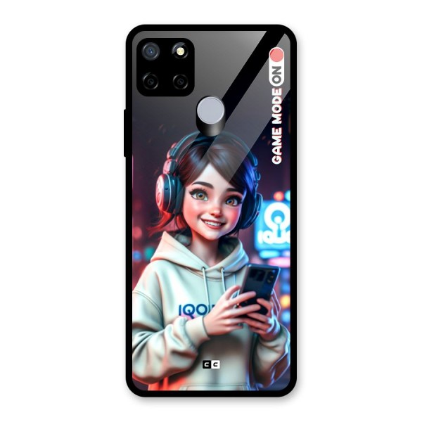 Lets Play Glass Back Case for Realme Narzo 20