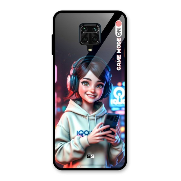 Lets Play Glass Back Case for Redmi Note 10 Lite