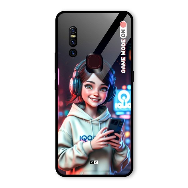 Lets Play Glass Back Case for Vivo V15