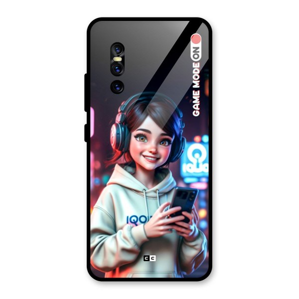 Lets Play Glass Back Case for Vivo V15 Pro