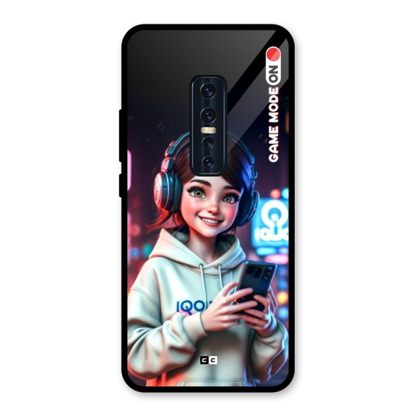 Lets Play Glass Back Case for Vivo V17 Pro