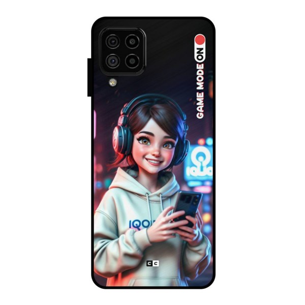 Lets Play Metal Back Case for Galaxy A22 4G