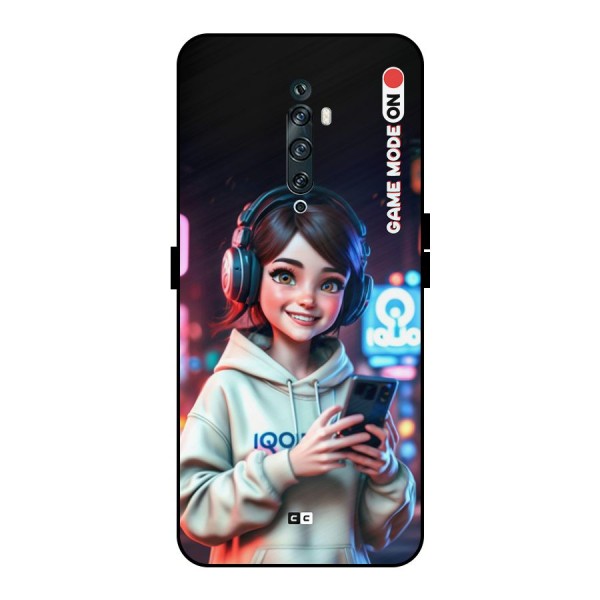 Lets Play Metal Back Case for Oppo Reno2 F