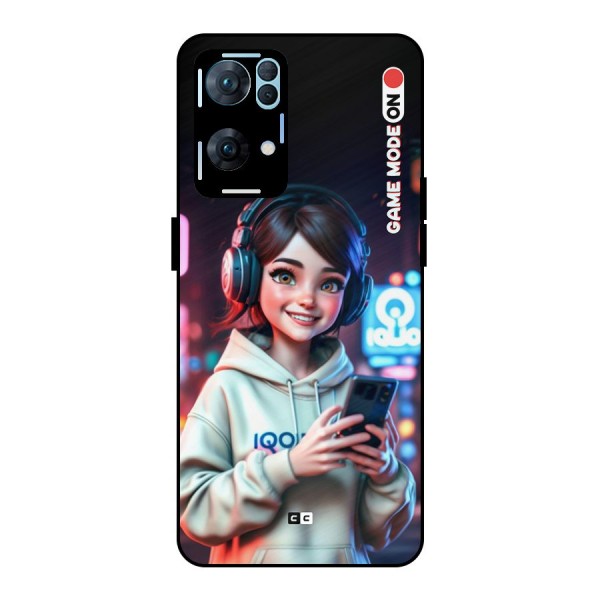 Lets Play Metal Back Case for Oppo Reno7 Pro 5G