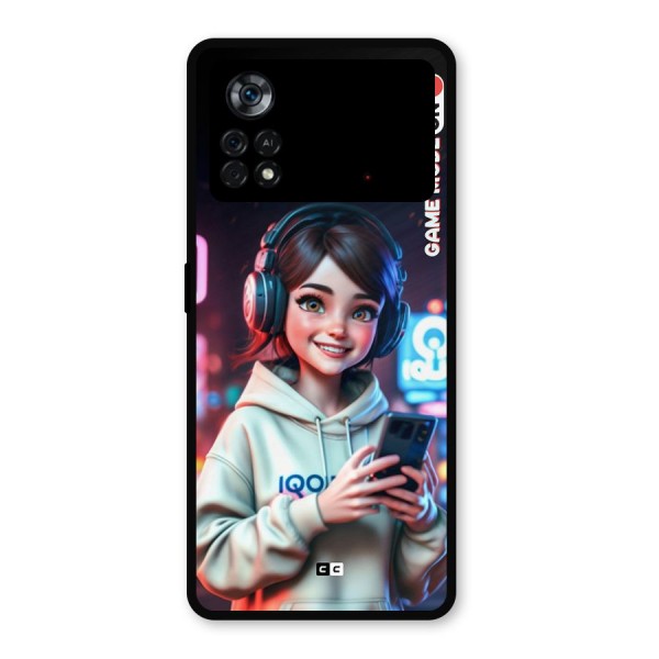 Lets Play Metal Back Case for Poco X4 Pro 5G