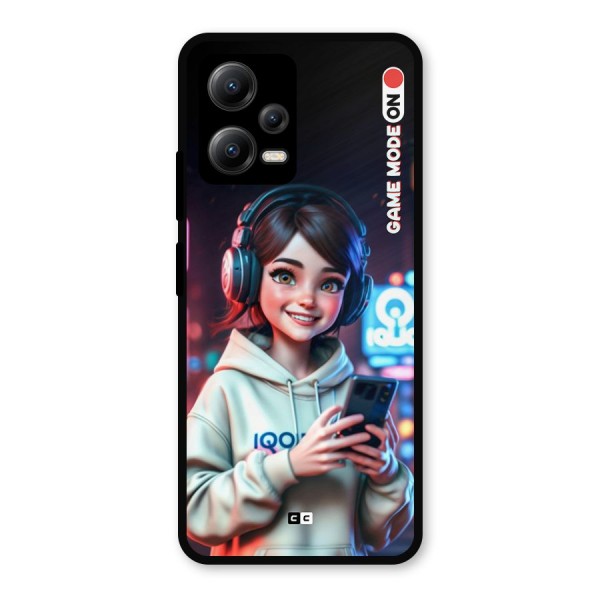 Lets Play Metal Back Case for Poco X5