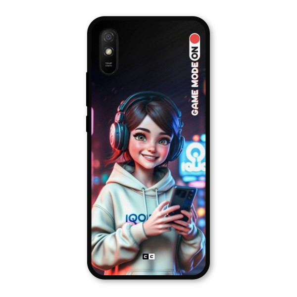 Lets Play Metal Back Case for Redmi 9i