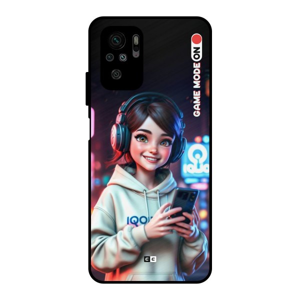 Lets Play Metal Back Case for Redmi Note 10S