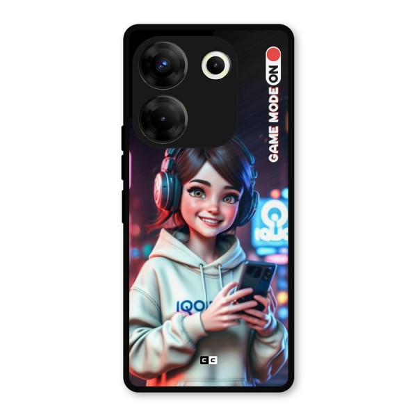 Lets Play Metal Back Case for Tecno Camon 20