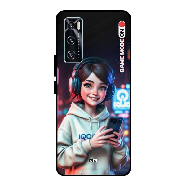 Lets Play Metal Back Case for Vivo V20 SE