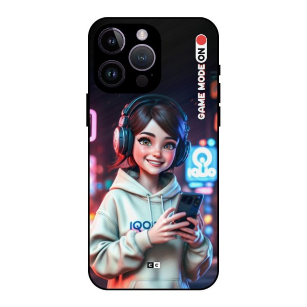 Lets Play Metal Back Case for iPhone 14 Pro Max
