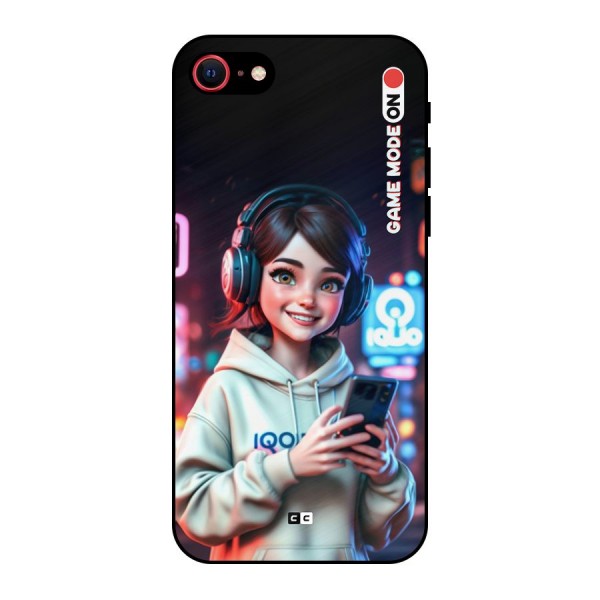 Lets Play Metal Back Case for iPhone 8