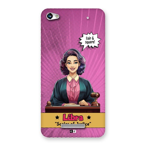 Libra Justice Back Case for Canvas Hue 2 A316