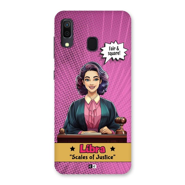 Libra Justice Back Case for Galaxy A20