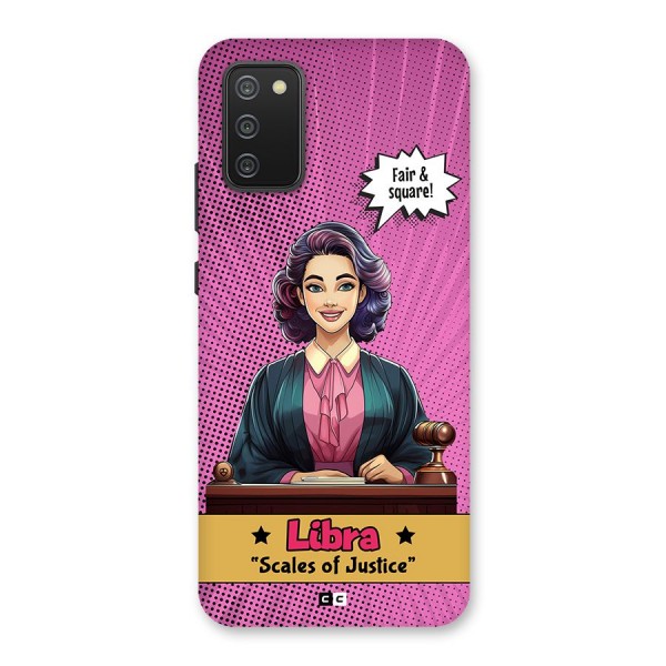 Libra Justice Back Case for Galaxy F02s