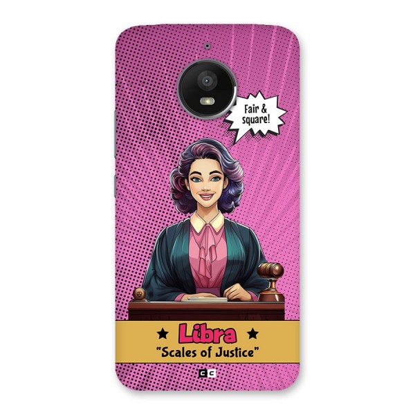 Libra Justice Back Case for Moto E4 Plus