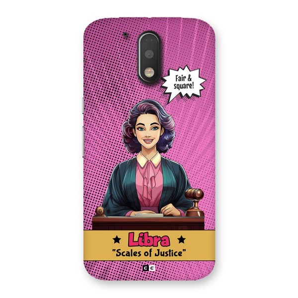 Libra Justice Back Case for Moto G4