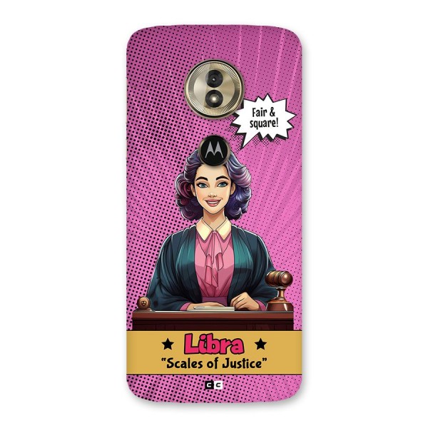 Libra Justice Back Case for Moto G6 Play