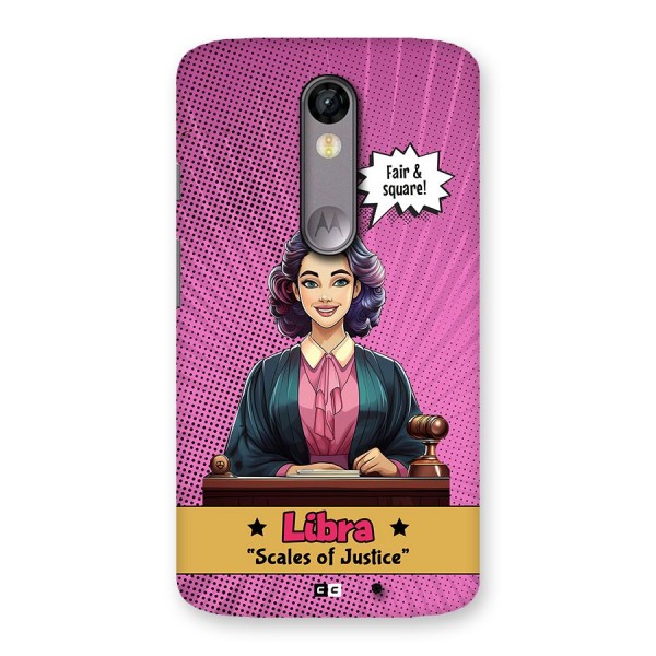 Libra Justice Back Case for Moto X Force