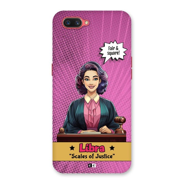 Libra Justice Back Case for Oppo A3s