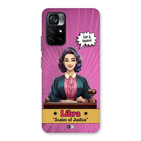 Libra Justice Back Case for Poco M4 Pro 5G