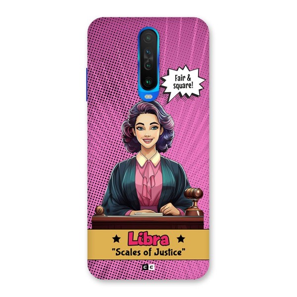 Libra Justice Back Case for Poco X2