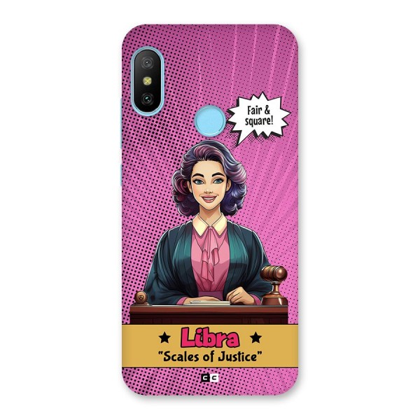 Libra Justice Back Case for Redmi 6 Pro