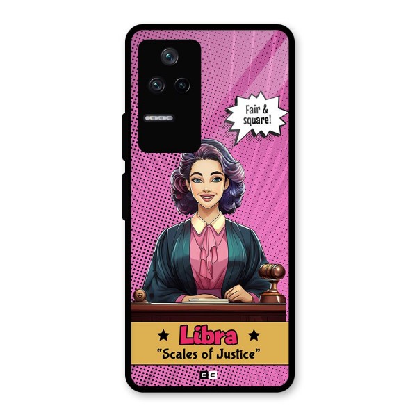 Libra Justice Glass Back Case for Poco F4 5G