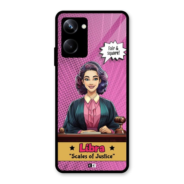 Libra Justice Glass Back Case for Realme 10 Pro