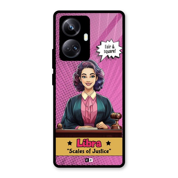 Libra Justice Glass Back Case for Realme 10 Pro Plus