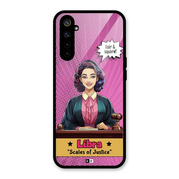 Libra Justice Glass Back Case for Realme 6i