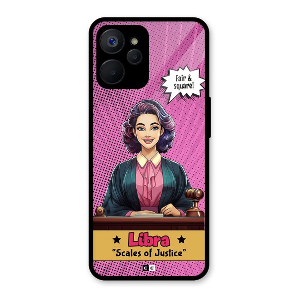 Libra Justice Glass Back Case for Realme 9i 5G