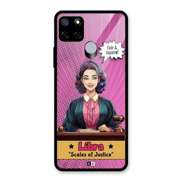 Libra Justice Glass Back Case for Realme C12