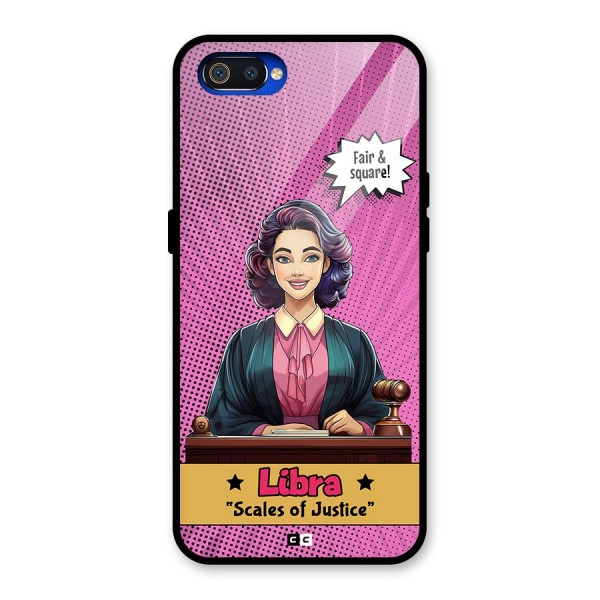 Libra Justice Glass Back Case for Realme C2