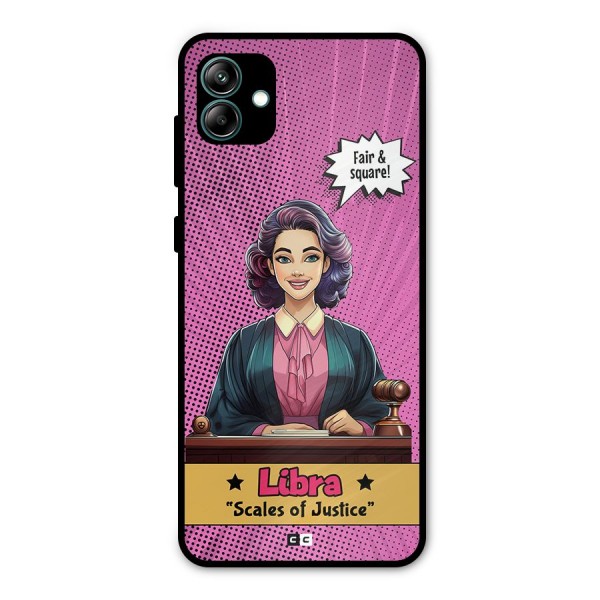 Libra Justice Metal Back Case for Galaxy A04